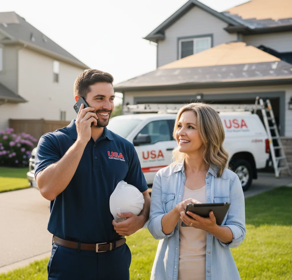 USA Roof Repair Experts customer support in Marlin
